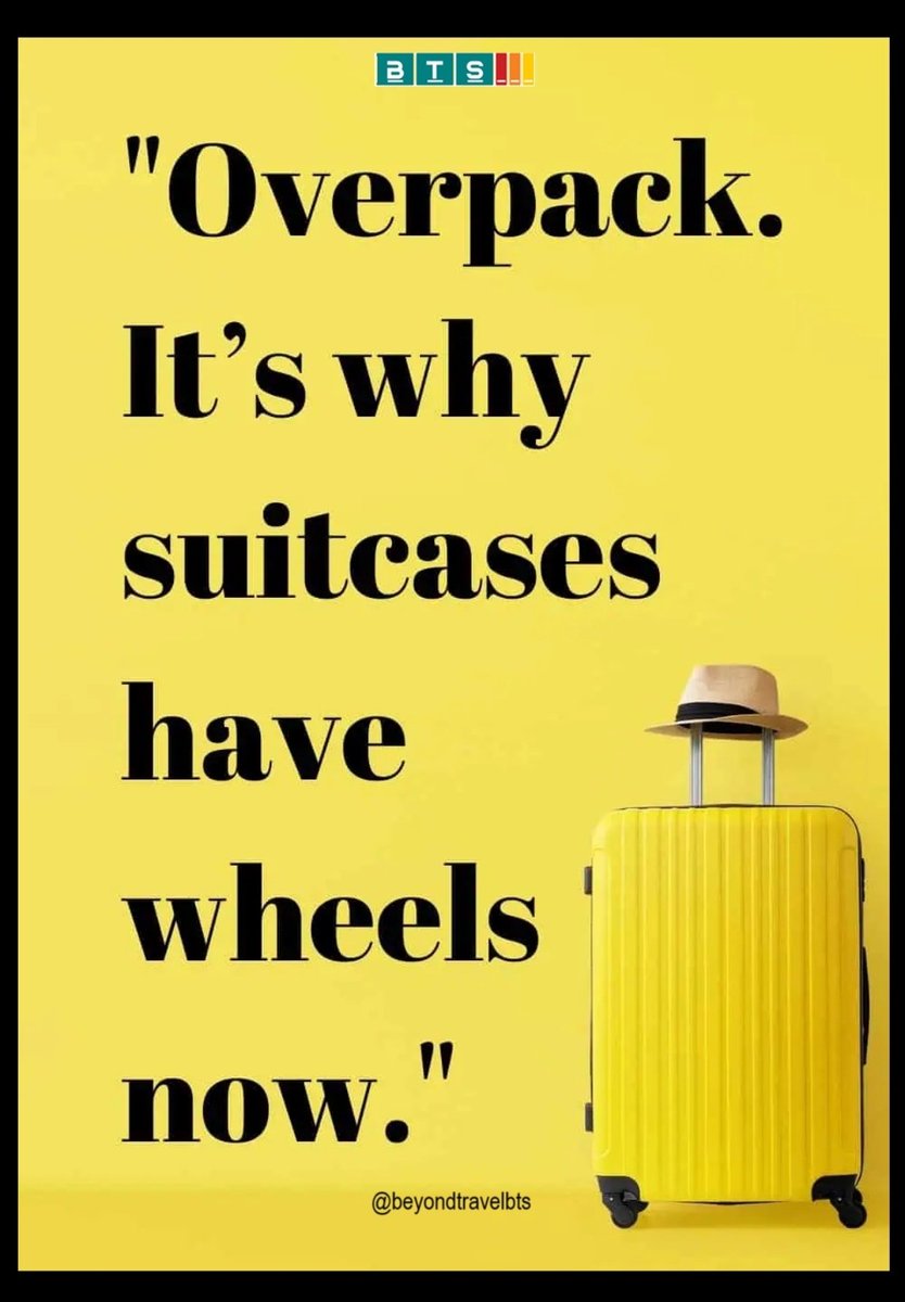 TravelByBTS's tweet photo. But what if you need it. So better carry it.

#travelling #Travel #BTS #beyondtravelsolutions #vacation #holidays #holiday #weekend #roadtrip #airport #resorts #hotels https://t.co/ztihzm49oI