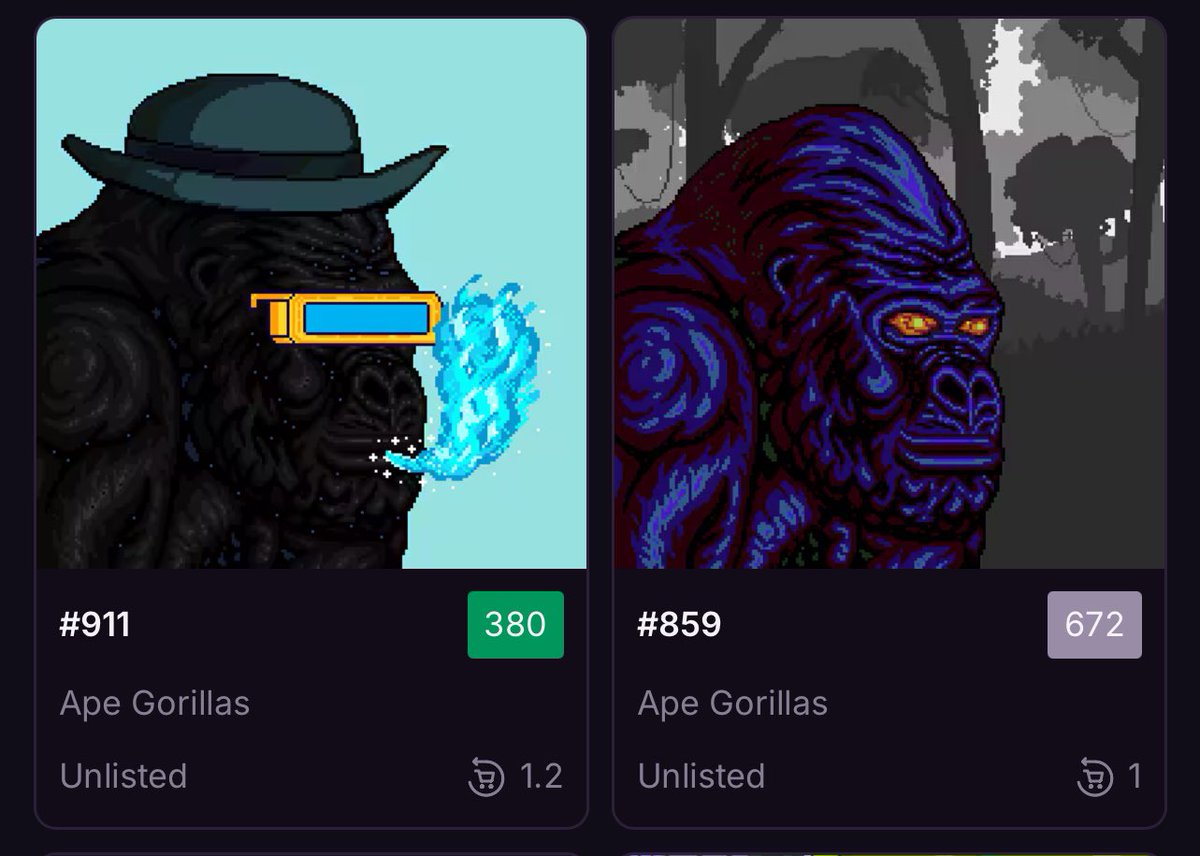 ty for the free ape gorillas random apechain sender
