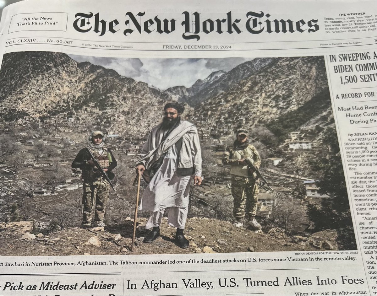 Elise Jordan (@elise_jordan) on Twitter photo Deserving front page story from <a href="/azamsahmed/">Azam Ahmed</a> - read it: “In Afghan Valley, US Turned Allies Into Foes” Deserving front page story from <a href="/azamsahmed/">Azam Ahmed</a> - read it: “In Afghan Valley, US Turned Allies Into Foes”