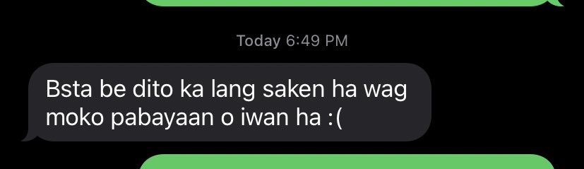 rocelcayco1997's tweet photo. Bakit naman bigla ako naiyak! Hahahaha. Yung puso ko! 😫🥺 Hinding hindi kita iiwan!! Yan ang lagi mo tatandaan kasama moko sa lahat sarms!! Pag subok lang yan kayang kaya natin yan. Mahigpit na yakap mahal ko!! 🥹♥️ https://t.co/yakMpy1AAH