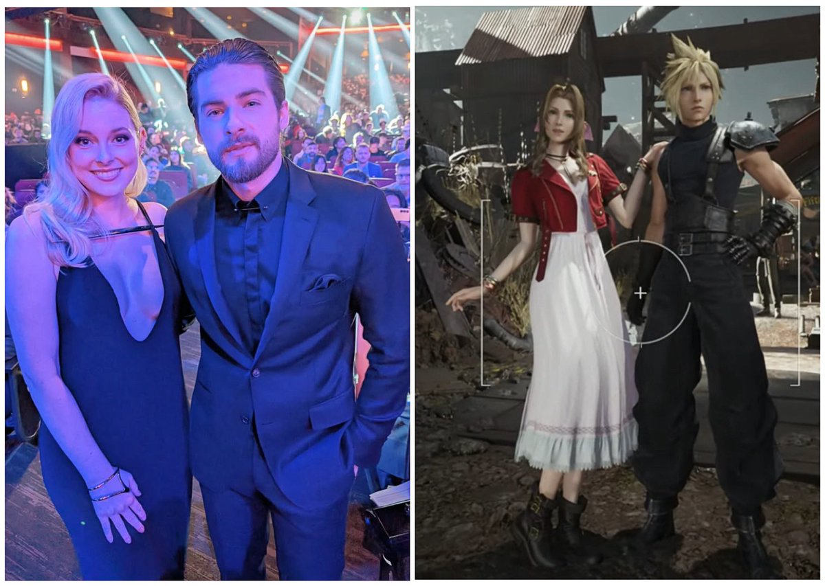 AerithCloud3's tweet photo. I LOVE Briana and Cody so much 🥹❤️ thank you both for bringing Aerith and Cloud to life! #Clerith 🌍☁️
@ItsBrianaWhite @ReallyCody https://t.co/WWV3kR12QC