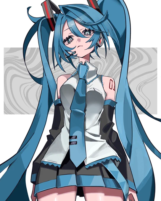 #今年も残りわずかなので今年一番伸びた絵を貼る初音ミク 