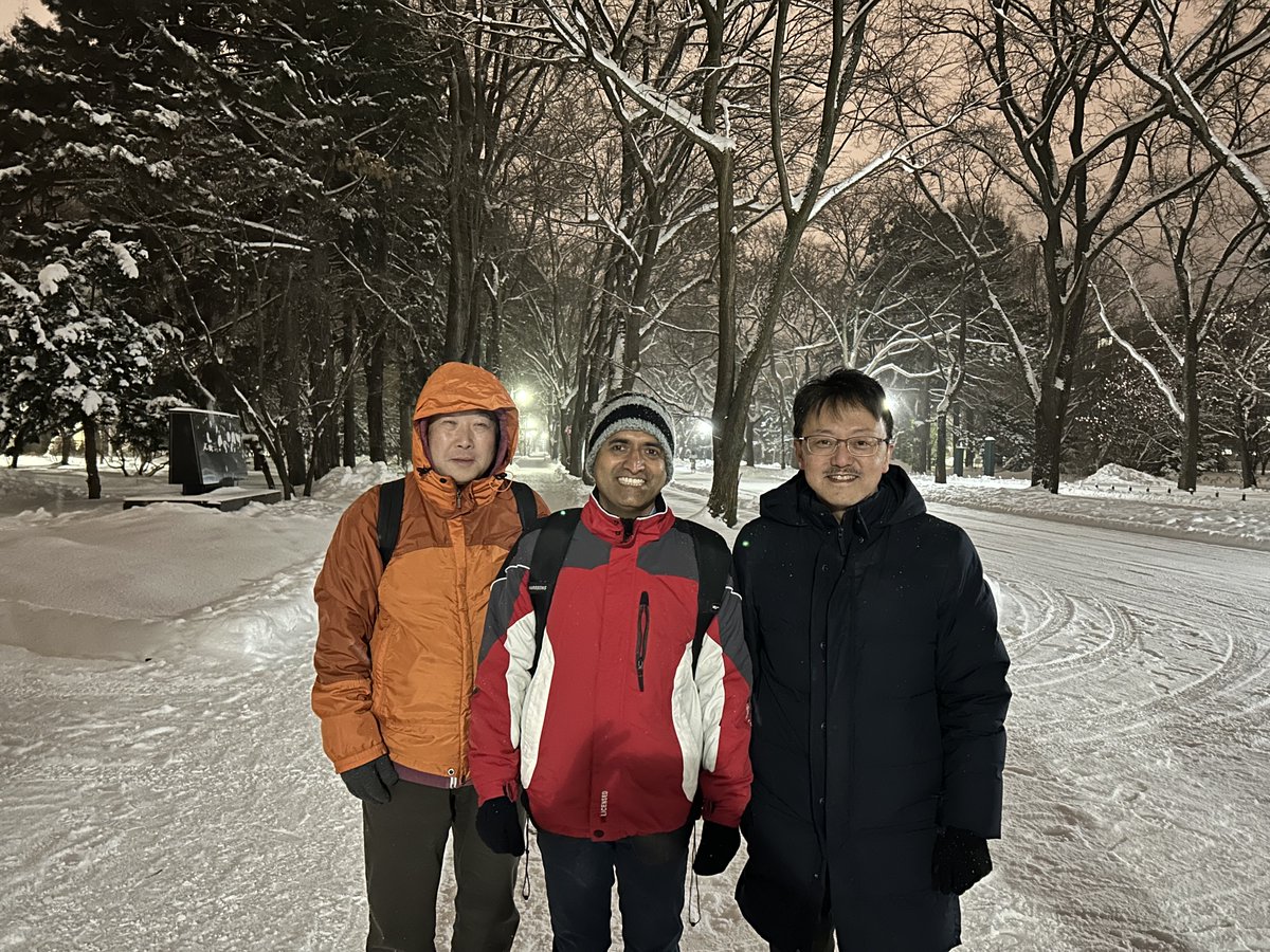 Hajime Ito (@haj19932469) on Twitter photo We organized a lecture by Prof. Dr. C. Malla Reddy from IIT Hyderabad, India, on the latest research in molecular crystals. The lecture was super hot for us, but he said that his visit to Sapporo at -4 degree C was the coldest experience of his life! <a href="/cmallareddy/">C Malla Reddy</a>, <a href="/ICReDDconnect/">Hokkaido University ICReDD</a> We organized a lecture by Prof. Dr. C. Malla Reddy from IIT Hyderabad, India, on the latest research in molecular crystals. The lecture was super hot for us, but he said that his visit to Sapporo at -4 degree C was the coldest experience of his life! <a href="/cmallareddy/">C Malla Reddy</a>, <a href="/ICReDDconnect/">Hokkaido University ICReDD</a>