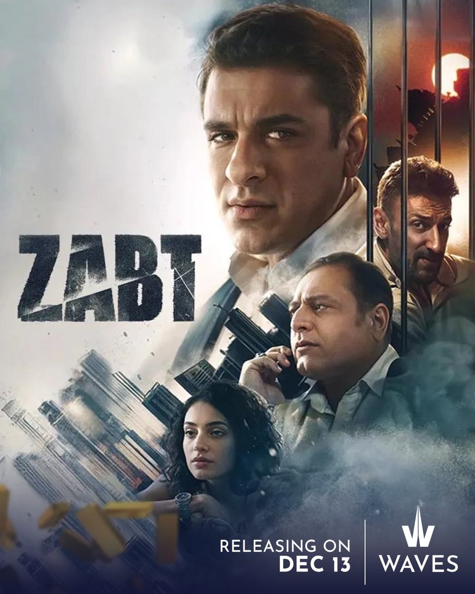 Worldottplus20's tweet photo. #Zabt (2024, Hindi) by #AjoyVarmaRaja, ft. 
@KhanEijaz
 
@RahulDevRising
 #VaibhaviUpadhyay &amp; 
@actormanojjoshi
 now streaming on 
@WAVES_OTT https://t.co/tfx1u37HWm