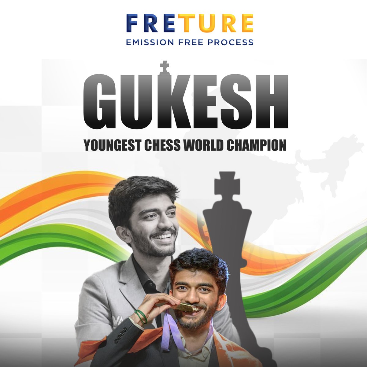 freture_techno's tweet photo. A big round of applause for @DGukesh , the youngest-ever World Chess Champion at just 18 years old! 🏆♟️ Your extraordinary talent and dedication have created history, making every Indian proud. 🇮🇳
#GukeshD #WorldChessChampion #Chess #Inspiration #PrideOfIndia #FRETURETECHNO https://t.co/nLvbt5g37R