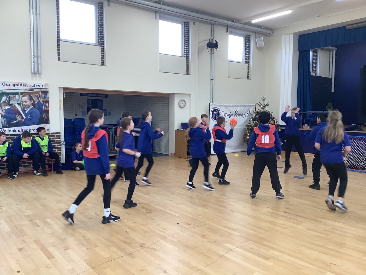 FaringtonSchool's tweet photo. Year 6 have really enjoyed their Tchouckball taster session we saw lots of amazing attacking and defence and the children all learned new skills in a new sport!

 #farington #faringtonprimaryschool #primaryschool #primaryeducation #year6 #sport #newskills https://t.co/deHw4UJaCs