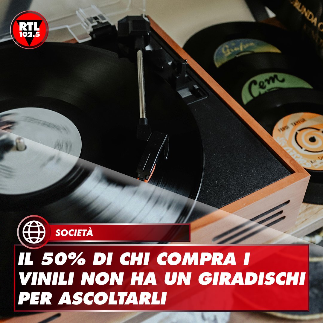 rtl1025's tweet image. 🎧 Può sembrare un dato sorprendente, ma racconta come il #vinile oggi sia più di un semplice supporto musicale. Ormai è diventato oggetto di culto, un pezzo da collezione o un'estensione del merch dell'artista preferito. La #GenZ è la fascia che acquista più dischi in vinile