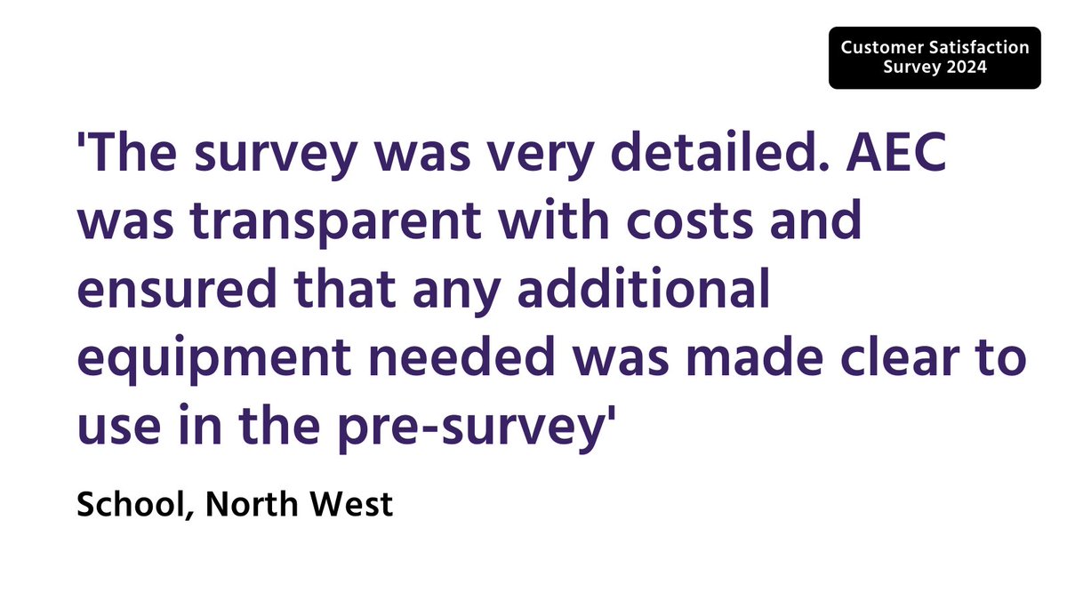 Schools: Repairs, refurbishment and maintenance of school buildings can put pressure on the school budget, so it was a pleasure our support our client with upfront costs and a thorough survey. 

That’s why we are rated 100% for Value! #RightFirstTime #AEC.
