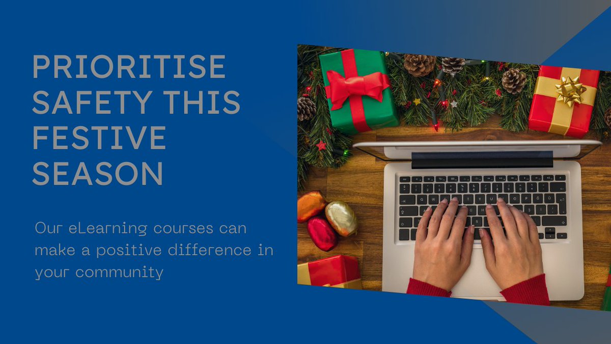 🌟 This Christmas, invest in security and safety knowledge. 🌟 Enrol in one of our online courses and gain practical skills to make a positive difference in your community. Start your eLearning journey here: loom.ly/w9oQTTY 🎁