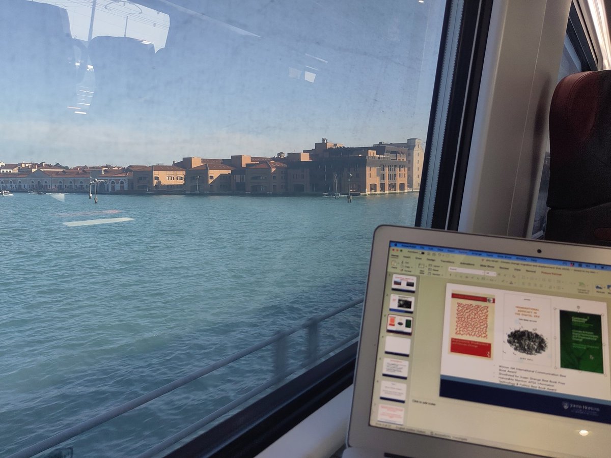 Ninawth's tweet image. Hello Venice! Here to speak on #climate #Migration @CaFoscari
Thanks @letizia_palumbo for the invite!