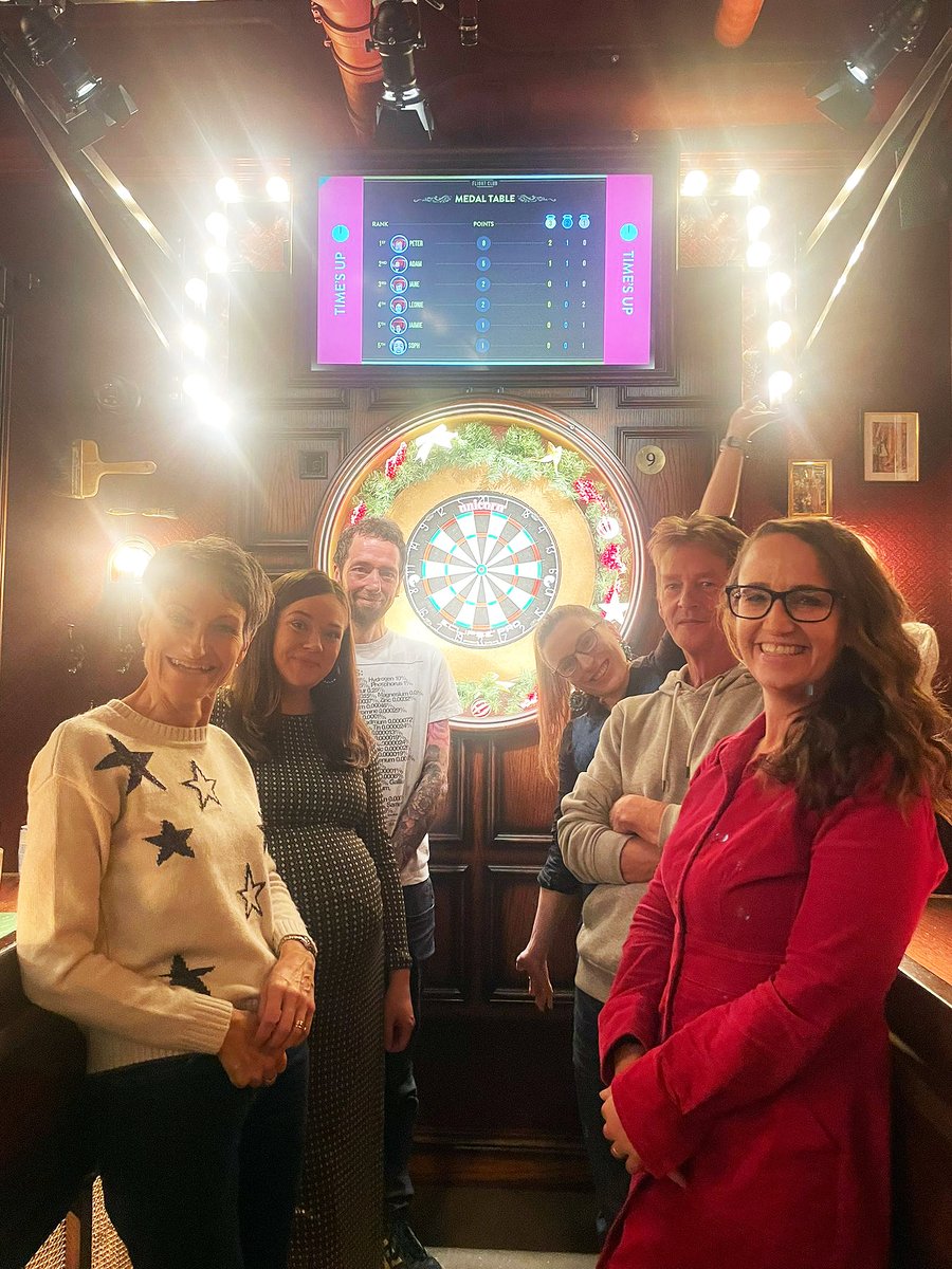 Last night’s Christmas party was on point! 🎯 We aimed high and hit the bull’s-eye with a party at Flight Club, where we all threw ourselves into the fun.

And the food hit the spot too, with plenty of pizza to go around 🍕

Ready for round 2?

#HappyHolidays #Morethanapublisher