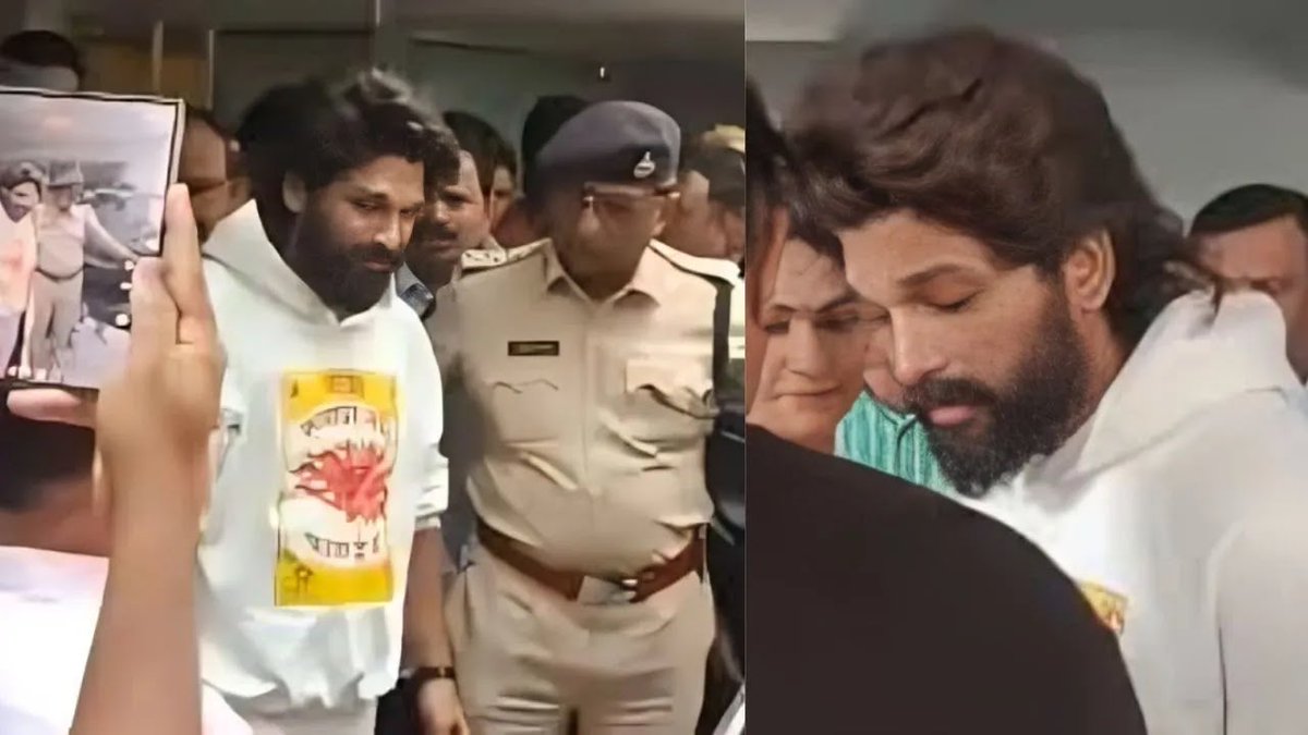CharuRa12's tweet photo. BreakingNews :

Allu Arjun has been arrested but Rita Kaushik is still roaming free. So negligence is a more serious crime than abetment to suicide!!

#AlluArjun             #Pushpa2             #AlluArjunArrested https://t.co/ii3TeILtUq