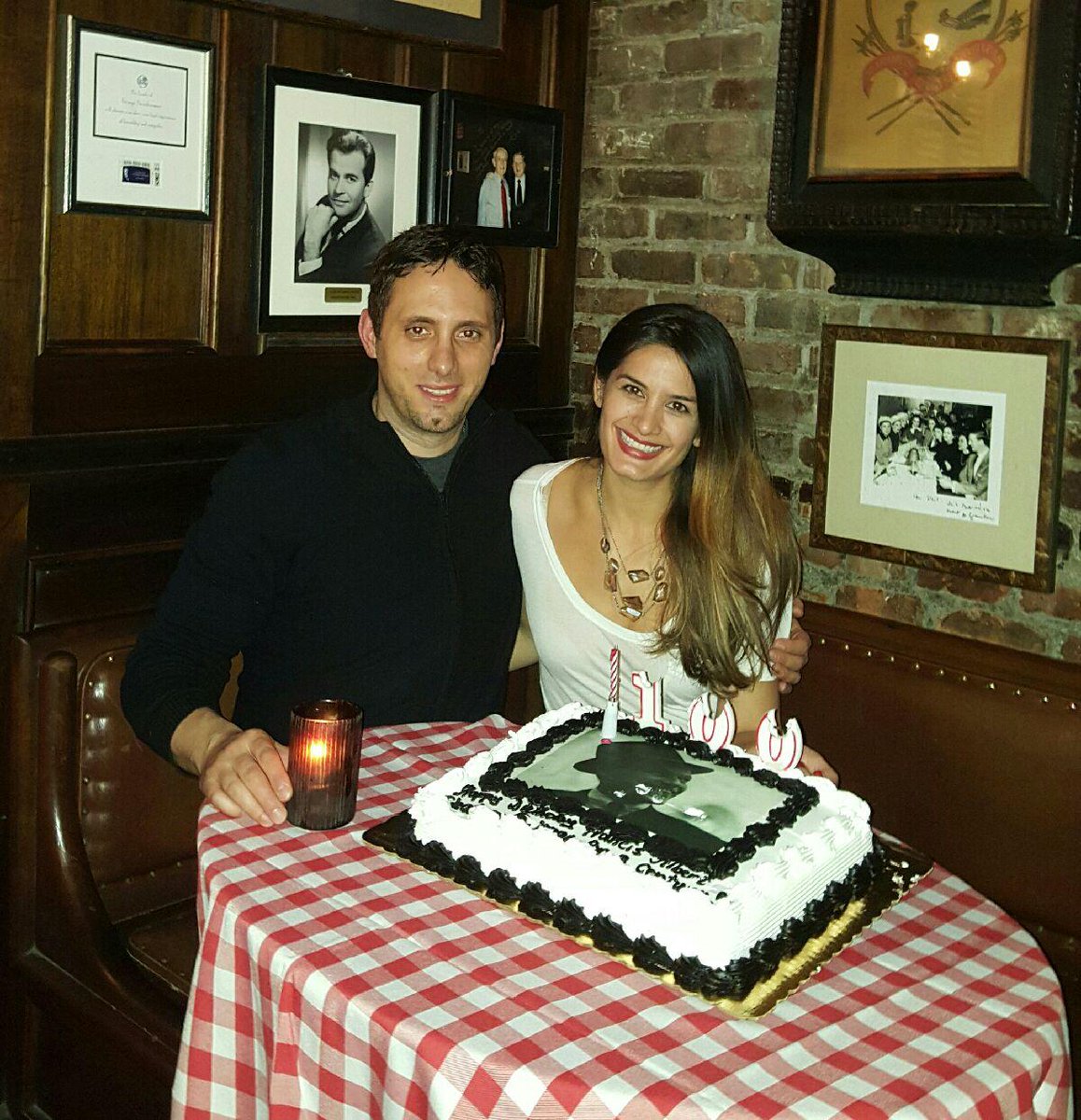 betbabbit's tweet photo. It's @franksinatra's birthday! Put on his best hits, have a celebratory drink @JackDaniels_US was one of his favorites, and toast the #chairmanoftheboard 
Photo from his 100th birthday at @PJClarkes #NewYork table #20
Happy Birthday #FrancisAlbert https://t.co/RRbCTrD1bR