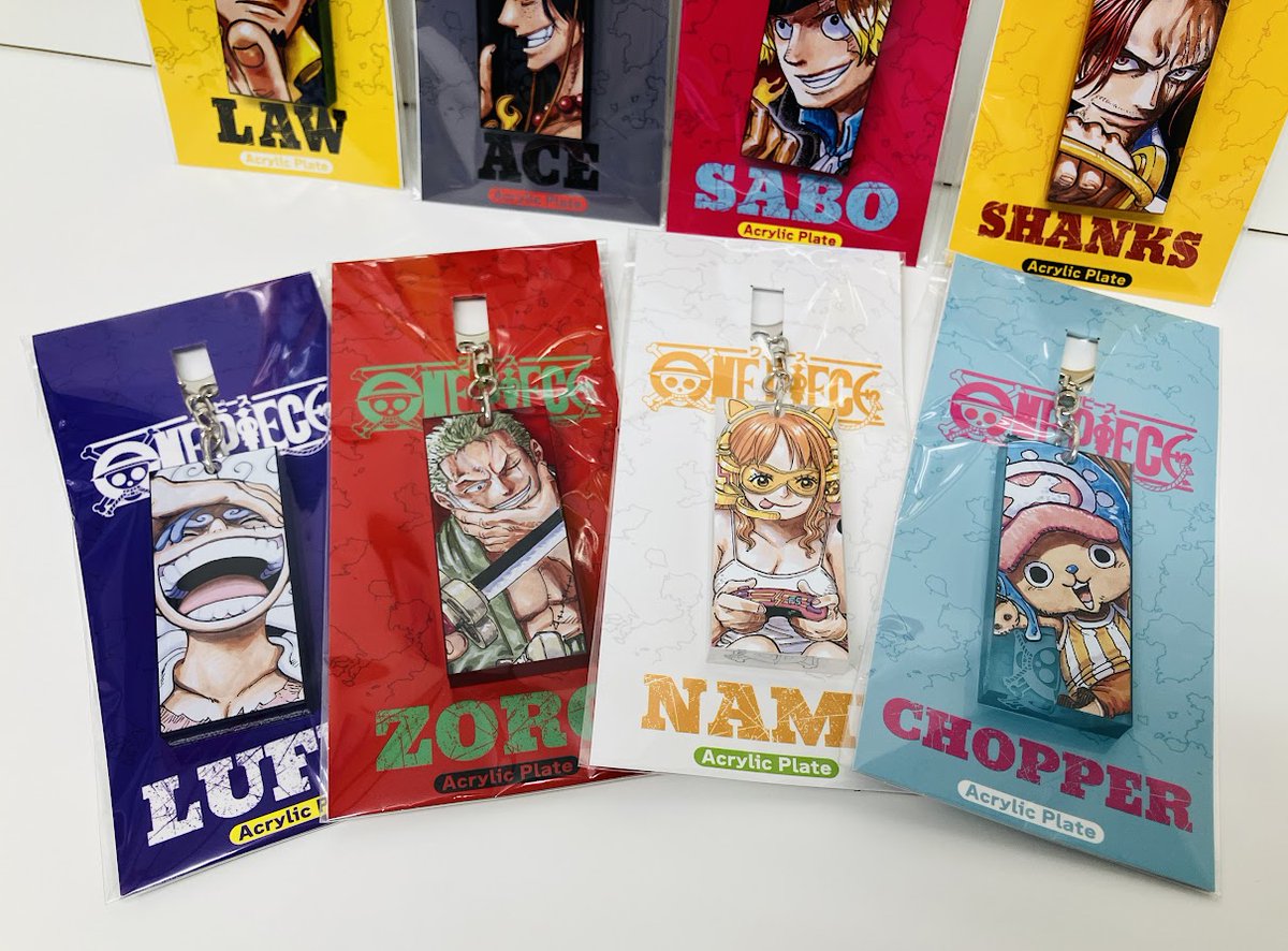 新商品】原画商品 ONE PIECE DAY'24 アクリルプレート ルフィ/ゾロ