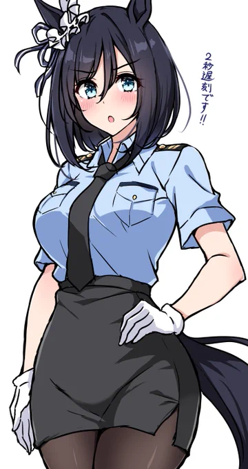 時間に厳しい婦警のエイシンフラッシュちゃん 