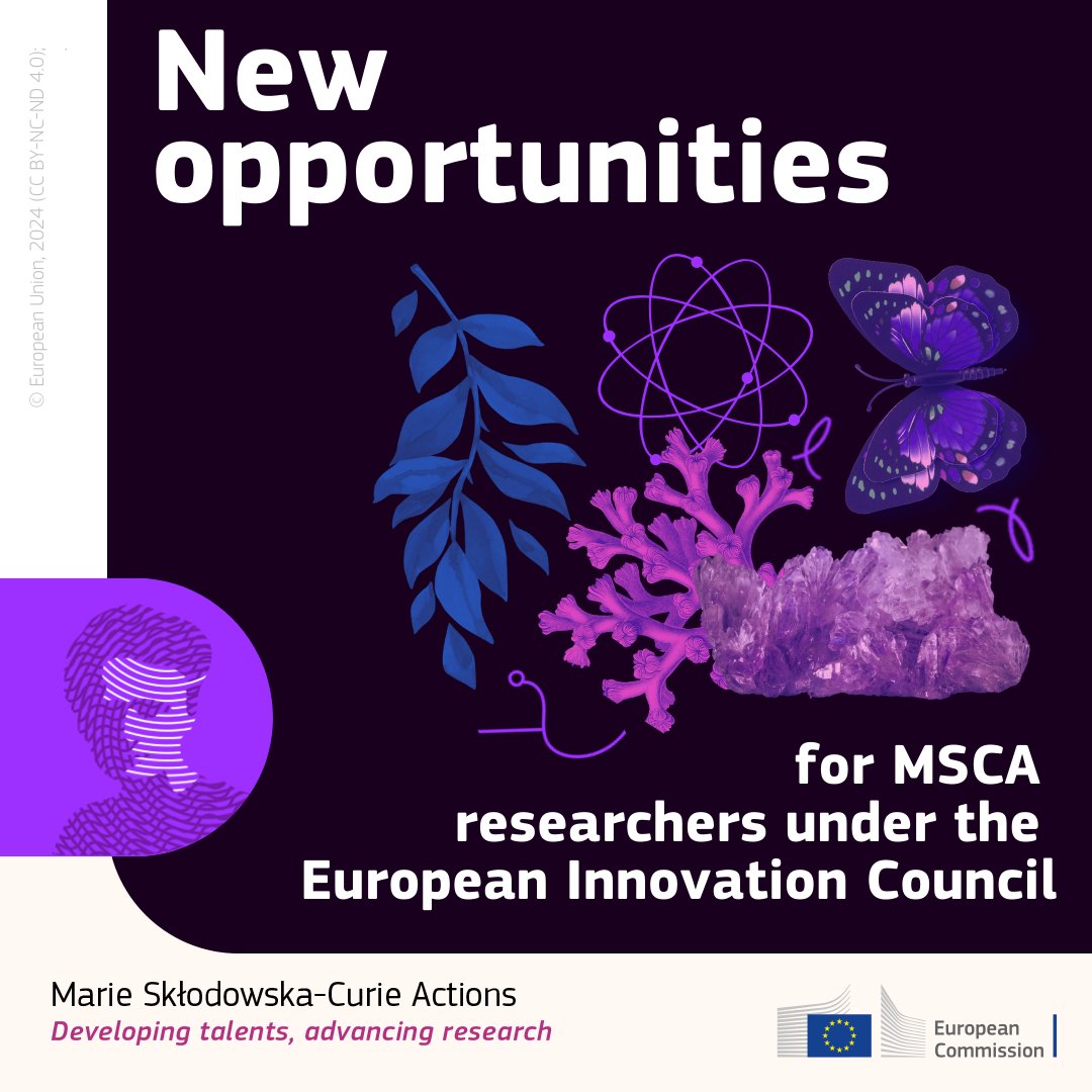 Great news for 2025!

The 🇪🇺 Innovation Council will offer €1.4B next year to boost deep tech research &amp; high-potential startups, to create markets &amp; scale globally.

#MSCA researchers, explore the #EIC Pathfinder call today — grants up to €4M!🚀

More: europa.eu/!NGxdbP