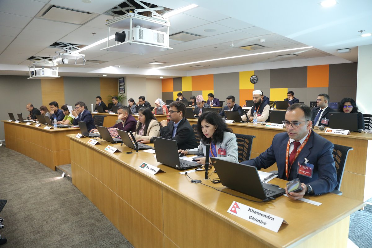 sarttac's tweet photo. Officials from @sarttac countries participated in a regional course providing them with fiscal policy tools, from macro model simulations to public debt projections. This will help crafting sustainable policies to navigate geopolitical shocks, fragmentation, high debt &amp;🌱change. https://t.co/rdbsA4cbQI