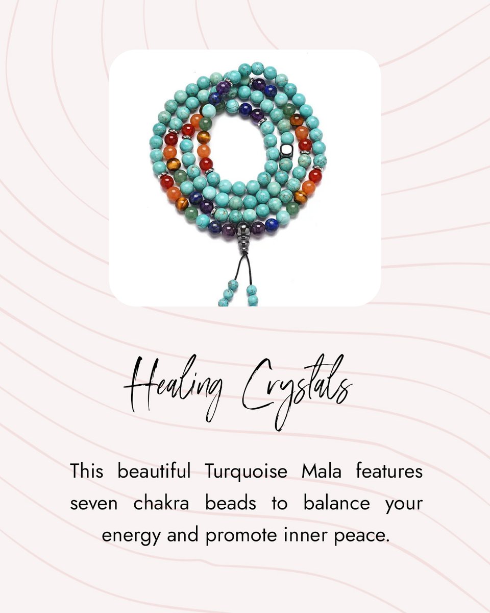 Thebcultures's tweet image. Turquoise, known for its calming and protective qualities, pairs perfectly with the vibrant 7 Chakra beads, designed to align and harmonize your energy centers. @zvoyjewelry 
#astrology #stones #crystals #Products 
Buy Now- theblendingcultures.com