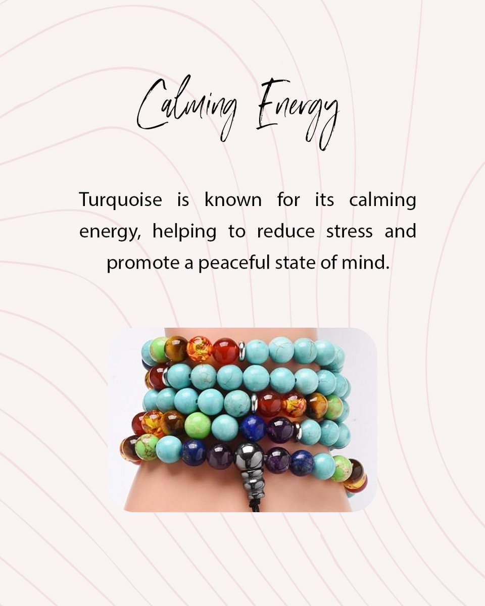 Thebcultures's tweet image. Turquoise, known for its calming and protective qualities, pairs perfectly with the vibrant 7 Chakra beads, designed to align and harmonize your energy centers. @zvoyjewelry 
#astrology #stones #crystals #Products 
Buy Now- theblendingcultures.com
