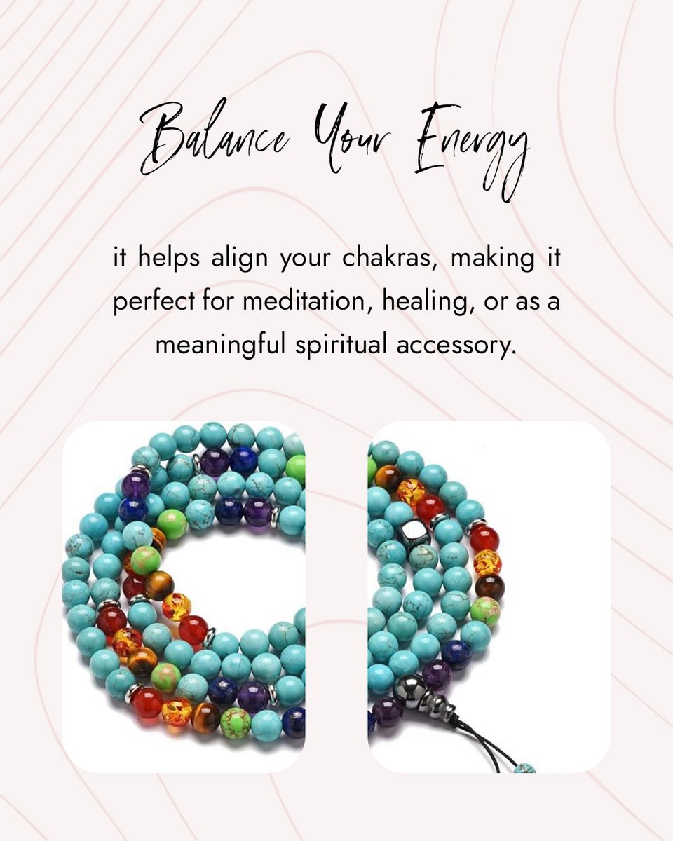 Thebcultures's tweet image. Turquoise, known for its calming and protective qualities, pairs perfectly with the vibrant 7 Chakra beads, designed to align and harmonize your energy centers. @zvoyjewelry 
#astrology #stones #crystals #Products 
Buy Now- theblendingcultures.com