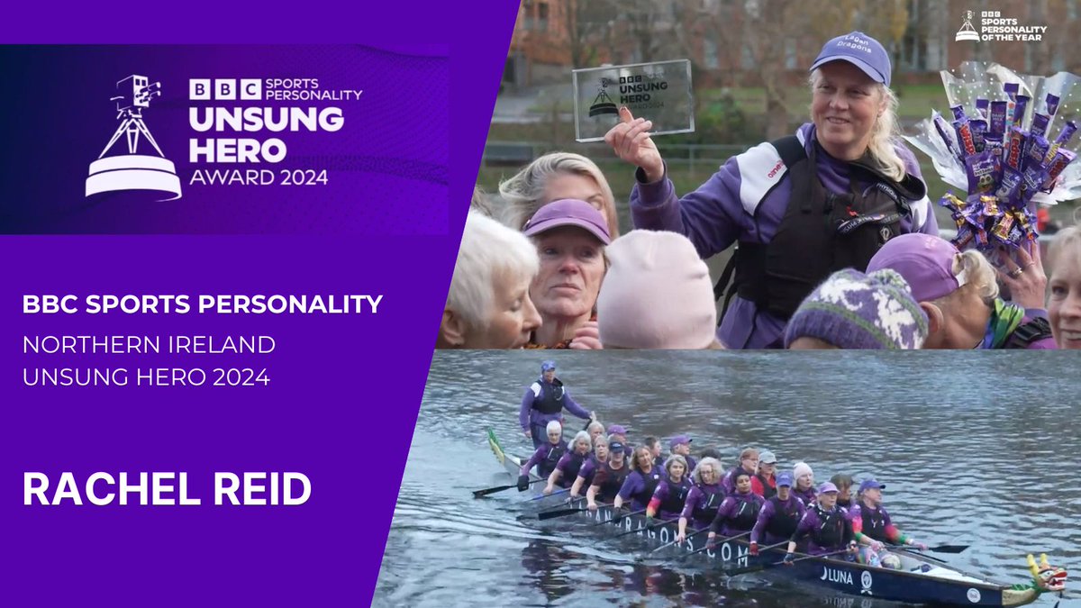 Huge Congratulations to our very own Rachel Reid, BBC Sports Personality NI Unsung Hero 2024!

As head coach of the Lagan Dragons, Rachel has empowered women affected by breast cancer through dragon boat racing. Her dedication inspires us all, both in and out of work!