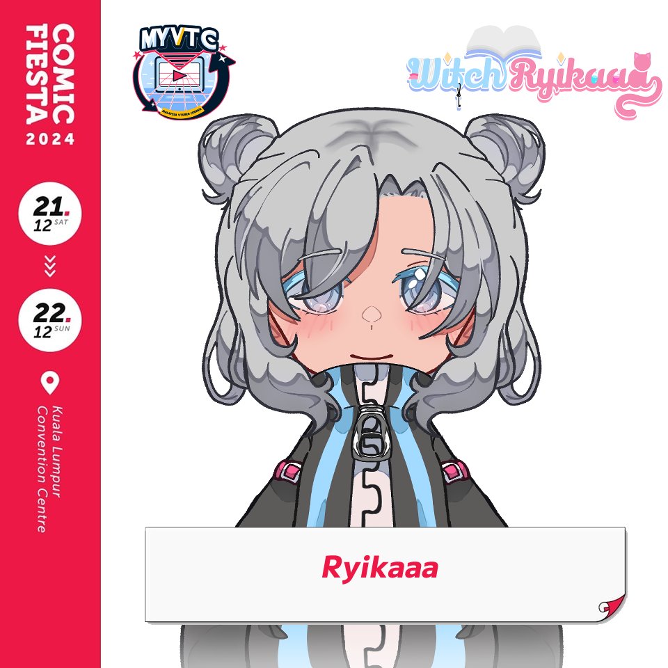 PVE_05062021's tweet photo. ๐ซ MYVTC 5 Featured VTubers Announcement! ๐ซ
9 more days to Comic Fiestaโletโs meet more talented Malaysian VTubers! ๐
Next up, weโre featuring the amazing @ryikaaa , @v_leemar , and @Muqing_Official ! ๐ Donโt miss the chance to take photos with them and grab their merchandise to show your support! ๐ธ๐๏ธ
๐ Find us at Booth B085
#MYVTC5 #ComicFiesta2024 #VTuber #MalaysiaVTuber
