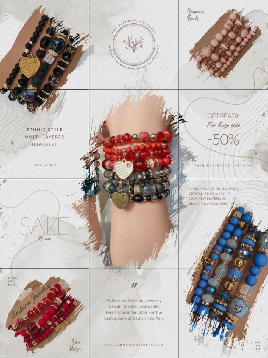 Thebcultures's tweet image. "Shop with us for premium imported products that offer unmatched quality and elegance. Experience luxury and reliability in every purchase, tailored to meet your high standards." #bracelet #fashion #jewelry #tbc #astrology