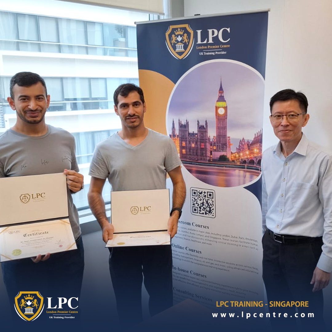 LondonLpc's tweet image. We are thrilled to celebrate the success of our amazing trainees who have completed their training courses and received their certificates through #LPC_Training in #Singapore! 🌟

#LPCTraining #TraineeSuccess #SingaporeTraining