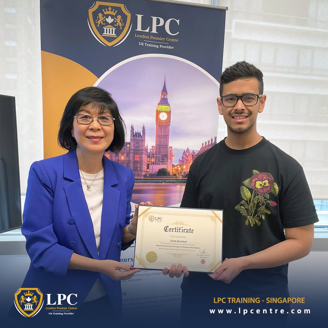 LondonLpc's tweet image. We are thrilled to celebrate the success of our amazing trainees who have completed their training courses and received their certificates through #LPC_Training in #Singapore! 🌟

#LPCTraining #TraineeSuccess #SingaporeTraining