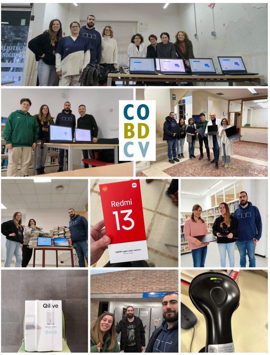 cobdcv's tweet photo. 🔊 Les biblioteques afectades per la Dana i el COBDCV agraïm de tot 🩷 les donacions rebudes fins al moment d'empreses anònimes, de gent també anònima, que són moltes,  a les biblioteques de la @UPV  per prestar materials bibliotecari entre altres entitats 😘

⬇️ https://t.co/1ugI8PXgGm