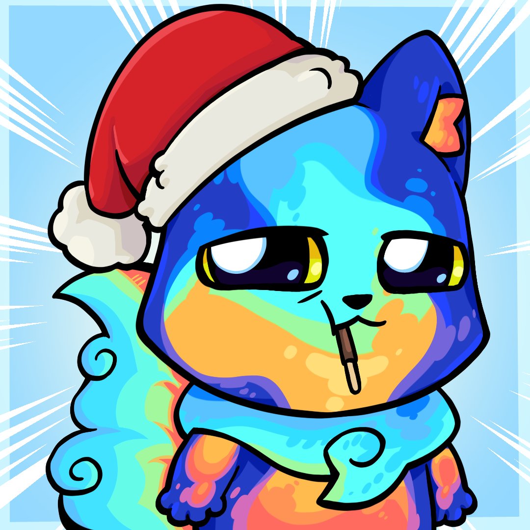 The Cat has entered the grotto! 🎅

<a href="/LuckyKatStudios/">Lucky Kat</a> have just airdropped Santa Hats to all <a href="/Kumo_TheKat/">Kumo</a> holders.  

Check your wallets! 🪂

Then go to kumothekat.com and equip your new Accessory.

Show us your Xmas Kumo 🎄🎅😺