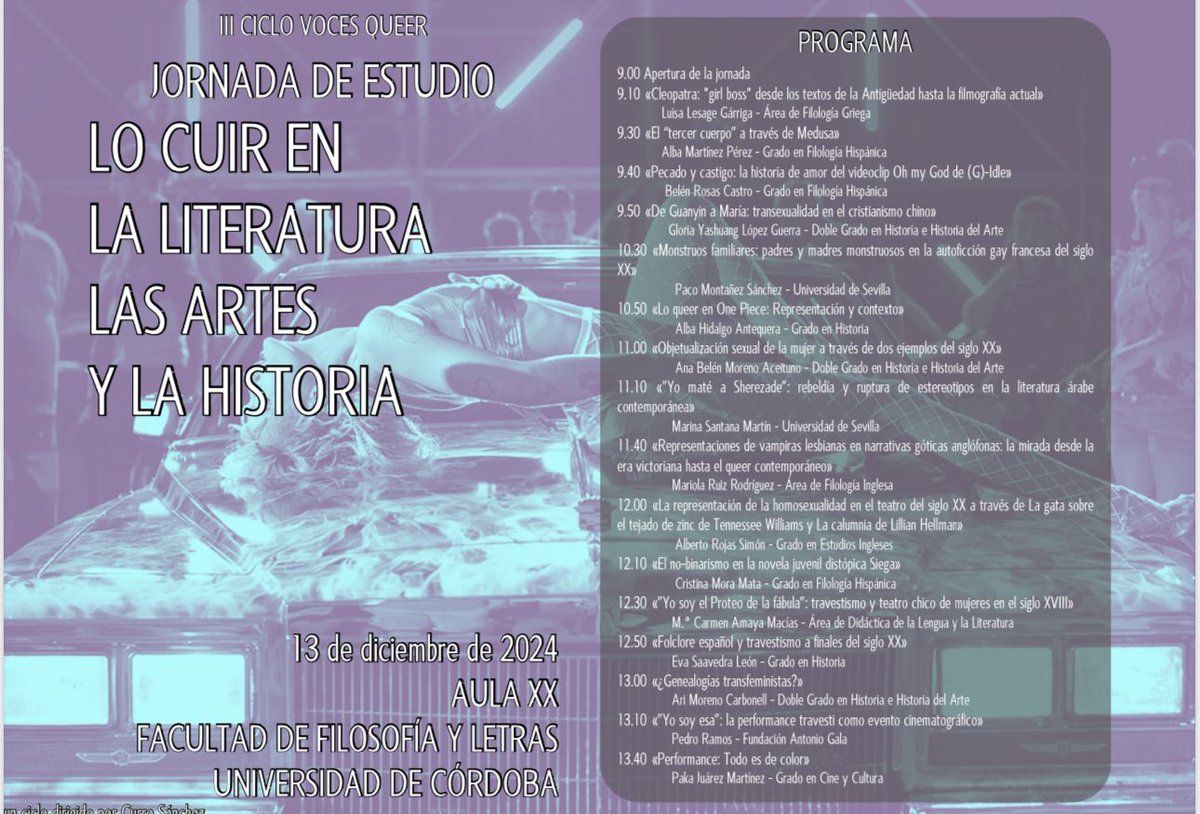 Filosofía Letras UCO tweet media