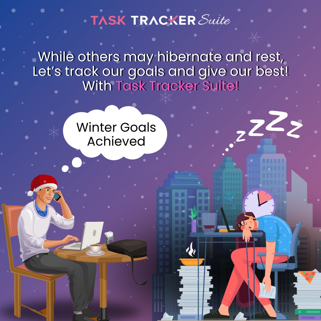 trackersuite_ai's tweet photo. ❄️Winter’s here, and so are your goals! While the world slows down, you can stay ahead with Task Tracker Suite. Manage tasks, track sales, and keep the productivity flowing this season. Let’s conquer #winter together!
#WinterAhead #business #tasktrackers #AITools #TimeManagement https://t.co/Q83obXUQd8