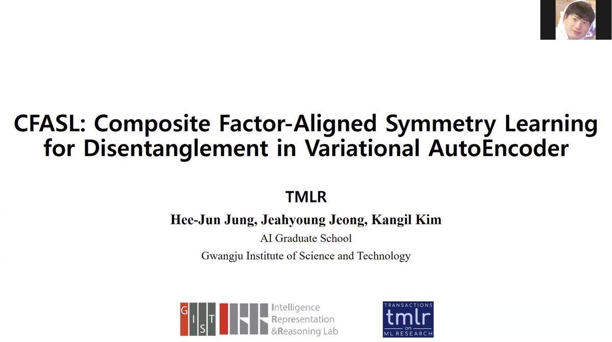 TmlrVideos's tweet image. CFASL: Composite Factor-Aligned Symmetry Learning for Disentanglement in Variational AutoEncoder
Hee-Jun Jung, Jaehyoung Jeong, Kangil Kim
tmlr.infinite-conf.org/paper_pages/mD…
#symmetries #symmetry #encoder