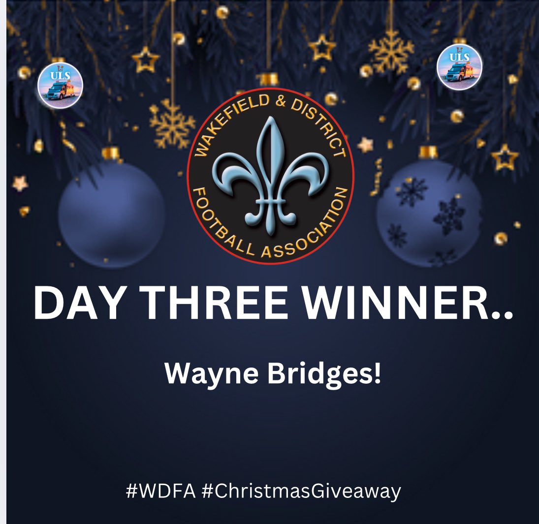 Our first 3 winners 🎉🎄⚽️