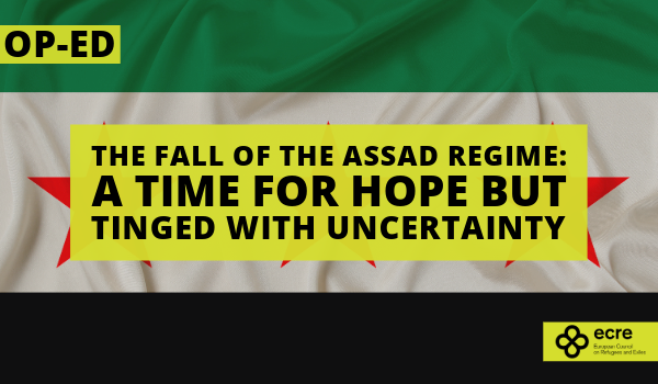 ✍️Op-ed: The fall of the Assad regime: A time for hope but tinged with uncertainty 

🖊️By <a href="/Tareq_Alaows/">Tareq Alaows</a>, Refugee Policy Spokesperson at ECRE member organisation <a href="/ProAsyl/">PRO ASYL</a>

🔗ecre.org/op-ed-the-fall…