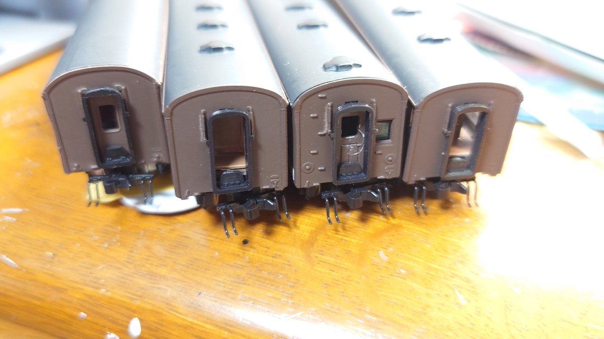 765swex's tweet photo. そして最後の仕上げはKATOカプラー化。
これで全ての作業が完了しました。
明日本垢で公開します。
#999始めました
#銀河鉄道999 https://t.co/fJAxa90kyb