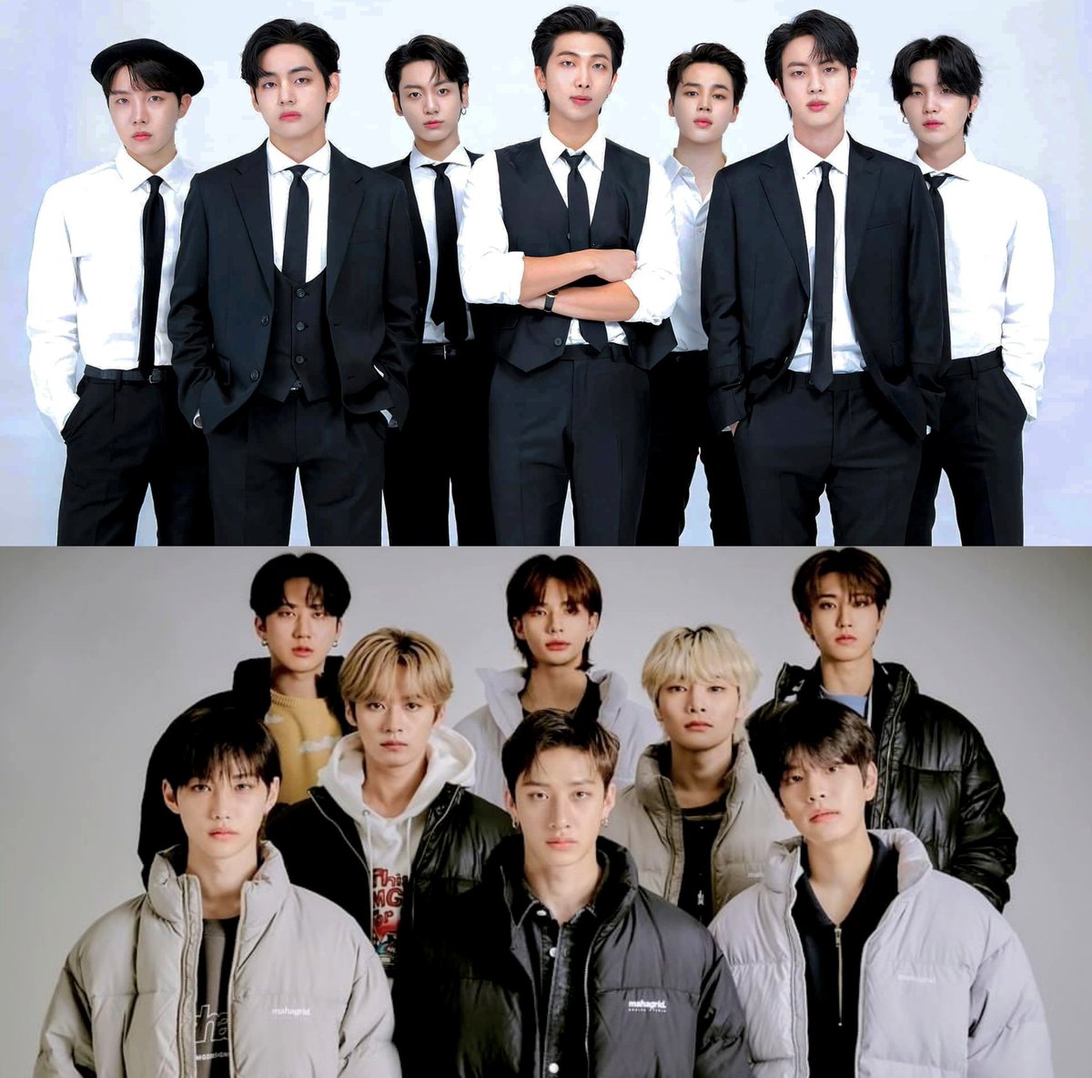 viraltakes's tweet photo. BTS (242M) and Stray Kids (230M) were the most streamed K-Pop groups on YouTube US in 2024. https://t.co/x702YI2kW2