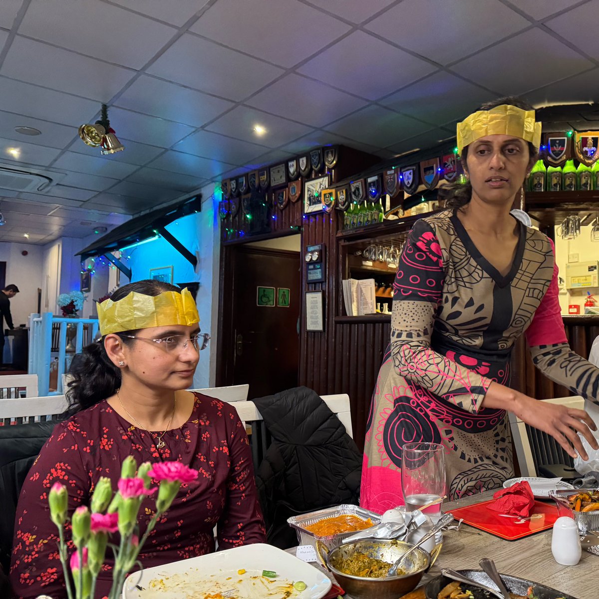 nshilv's tweet photo. Seven gynae consultants bonding at our Christmas outing at the Crossed Khukris restaurant, Nuneaton #GeorgeEliotHospitalMaternity https://t.co/oBJAfsHcxE