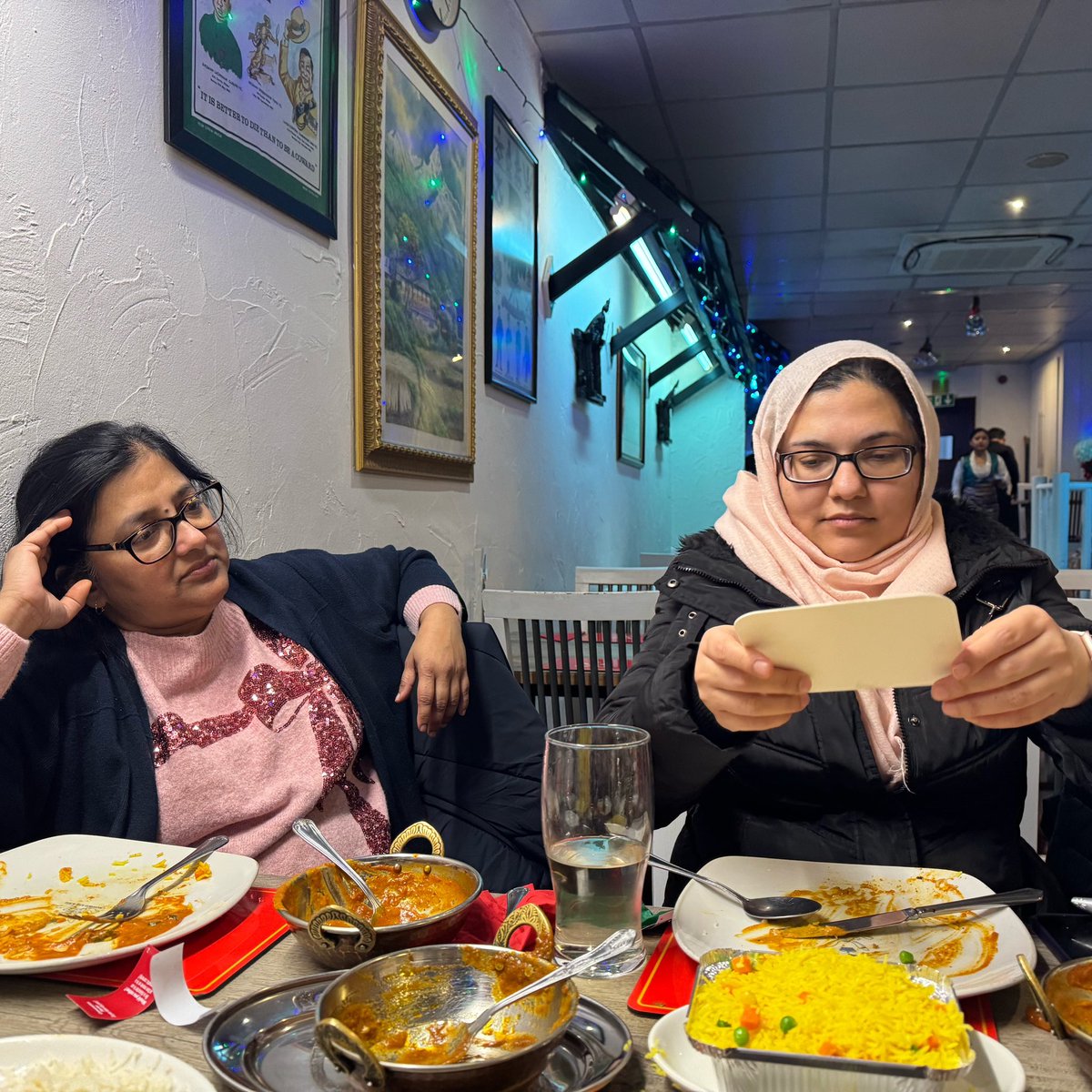nshilv's tweet photo. Seven gynae consultants bonding at our Christmas outing at the Crossed Khukris restaurant, Nuneaton #GeorgeEliotHospitalMaternity https://t.co/oBJAfsHcxE