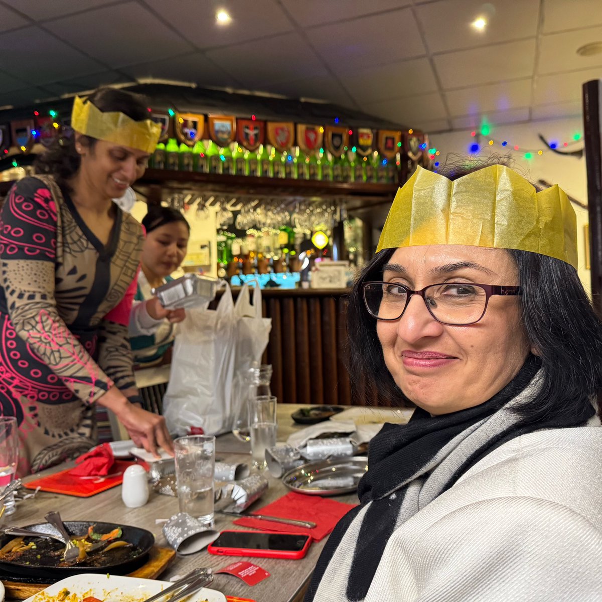 nshilv's tweet photo. Seven gynae consultants bonding at our Christmas outing at the Crossed Khukris restaurant, Nuneaton #GeorgeEliotHospitalMaternity https://t.co/oBJAfsHcxE