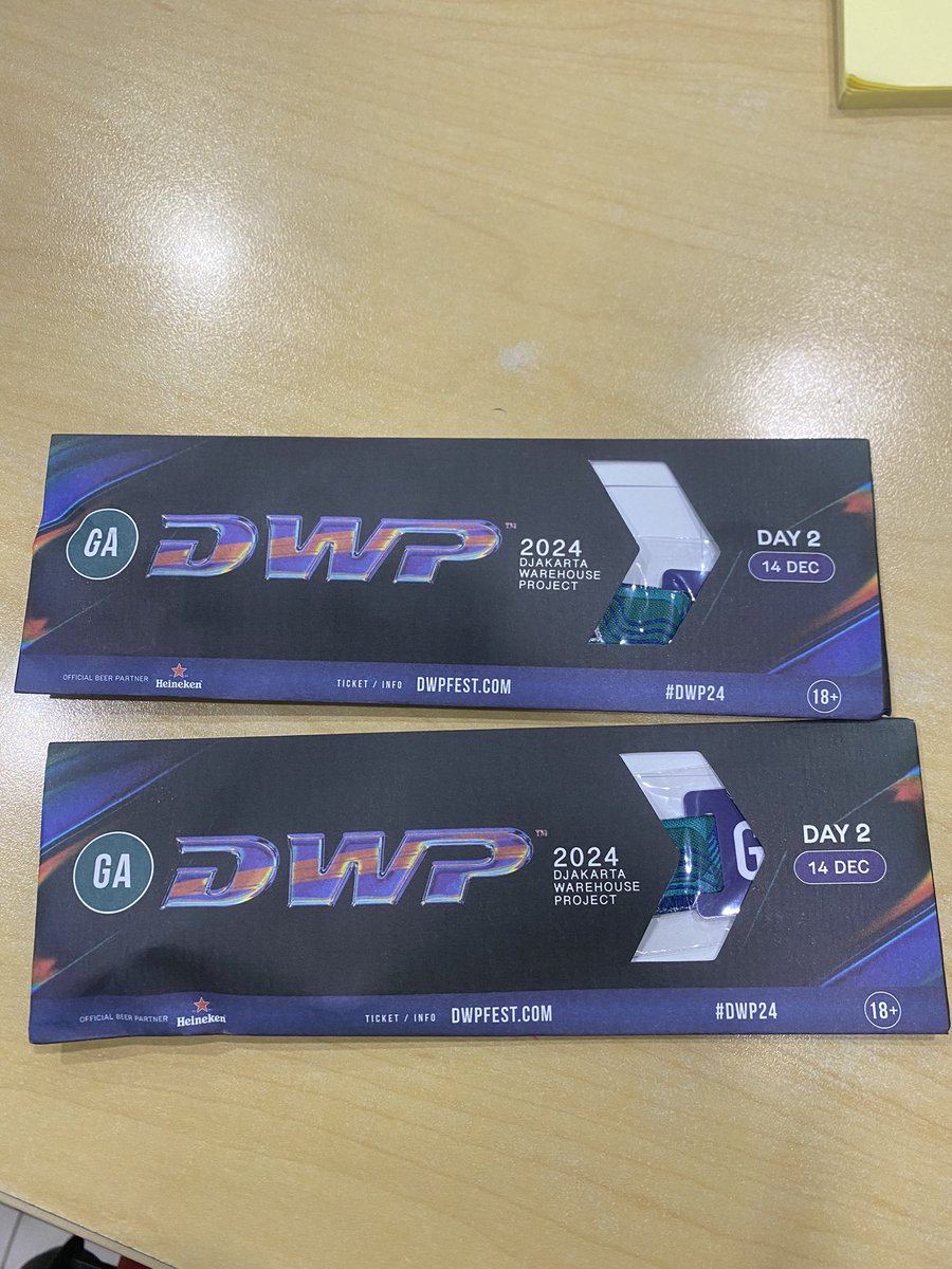 Helmargareth's tweet photo. Sale ticket DWP (GA) day 2. Available for 2 ticket, just 800k/ticket. Grab it fast.
#DWP #djakartawarehouseproject https://t.co/2Zlg12ya9N