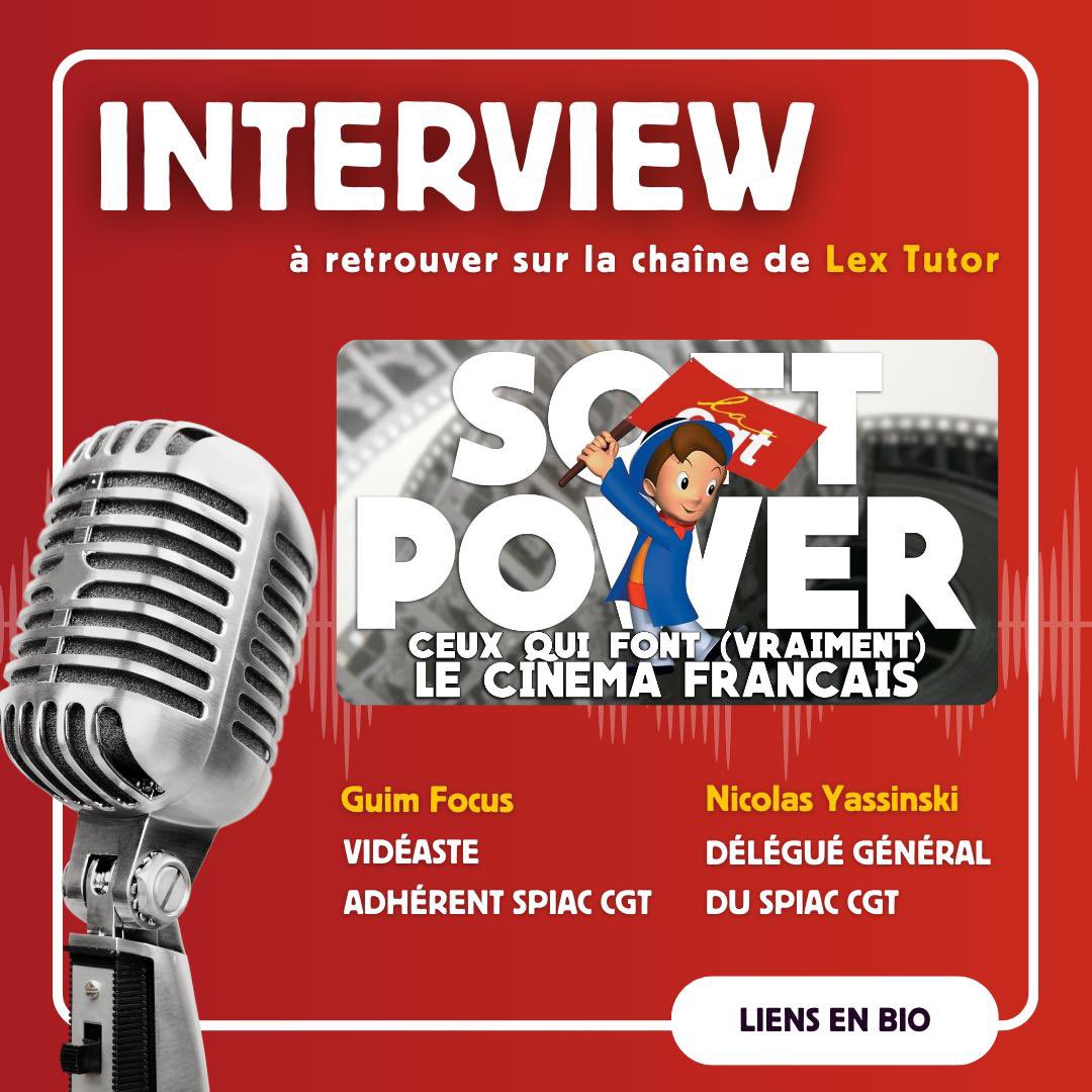 Retrouvez sur la chaîne de <a href="/NunyaFR/">Lex Tutor</a> l’interview de :
•⁠  ⁠Nicolas Yassinski, délégué général du SPIAC-CGT
•⁠  ⁠<a href="/guim_focus/">Guim Focus</a> vidéaste et adhérent du SPIAC-CGT

Merci à eux pour la discussion ! 

Spotify
open.spotify.com/episode/69yqI4…

YT
youtube.com/watch?v=6147Nn…
