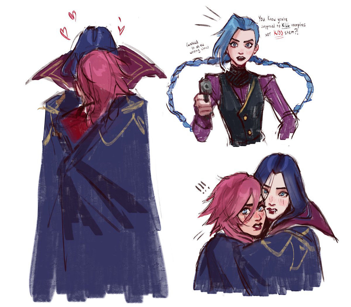 #caitvi vampire x hunter au