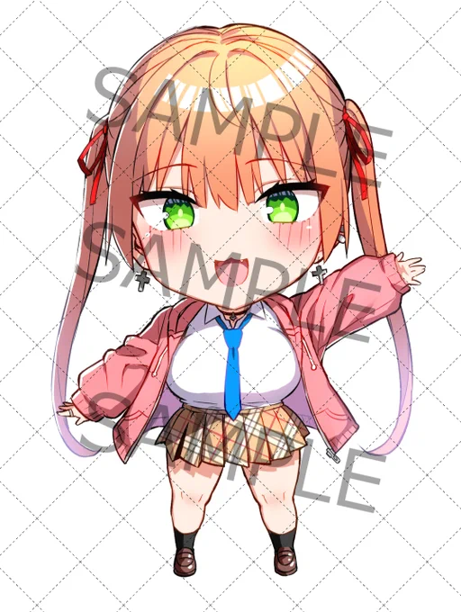 めっちゃかわいいチビ妹アクキーのイラスト 