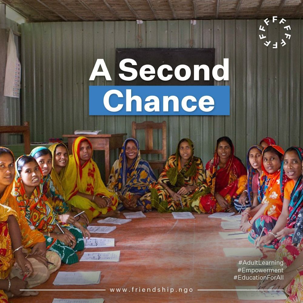 A second chance at education can change everything. Through adult literacy programs, individuals gain essential skills like reading, writing, and basic math. This empowerment helps them navigate everyday task.

#AdultLearning #Empowerment #EducationForAll #friendshipngo