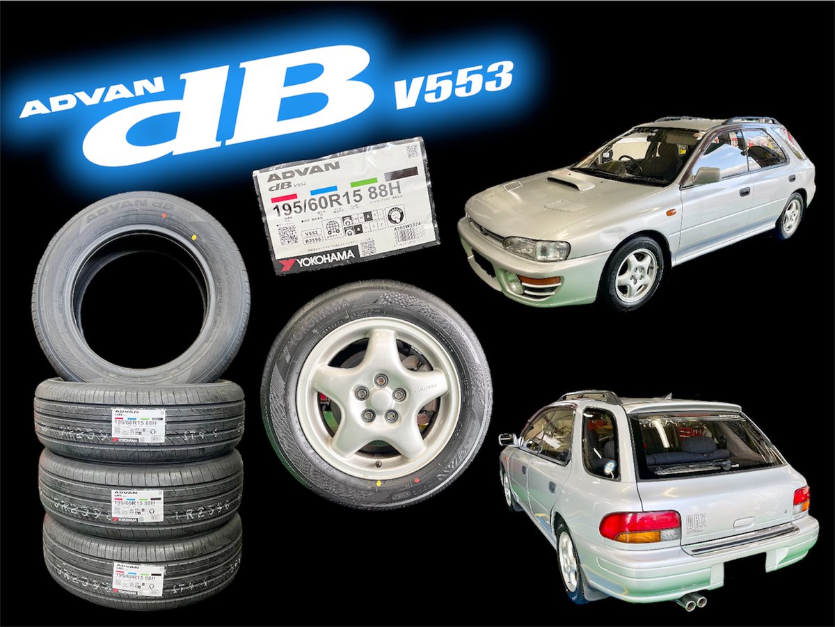 TG_moriyama's tweet photo. #インプレッサ x #ADVAN #dB #V552
#守山 地区は #スタッドレスタイヤ を
履かれない方もおられます!
夏タイヤのチェックができていない方も多く
経年劣化によるひび割れや
溝がない事も多いです!
#タイヤ点検 は #タイヤガーデン守山 に
お任せ下さい!
HPも見てね!
https://t.co/iZPt2OAKD5 https://t.co/cExoBlr9Wp