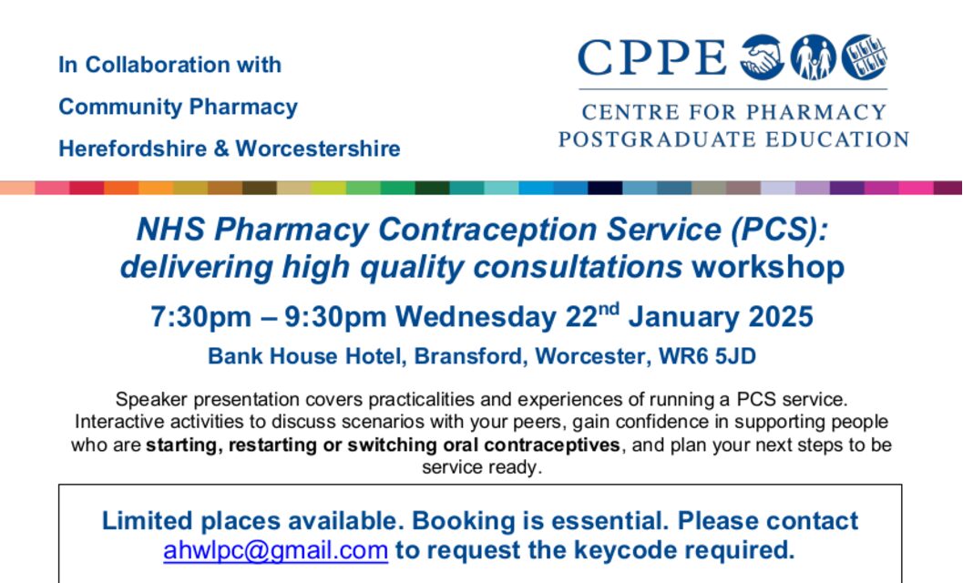 Community Pharmacy Herefordshire & Worcestershire tweet media
