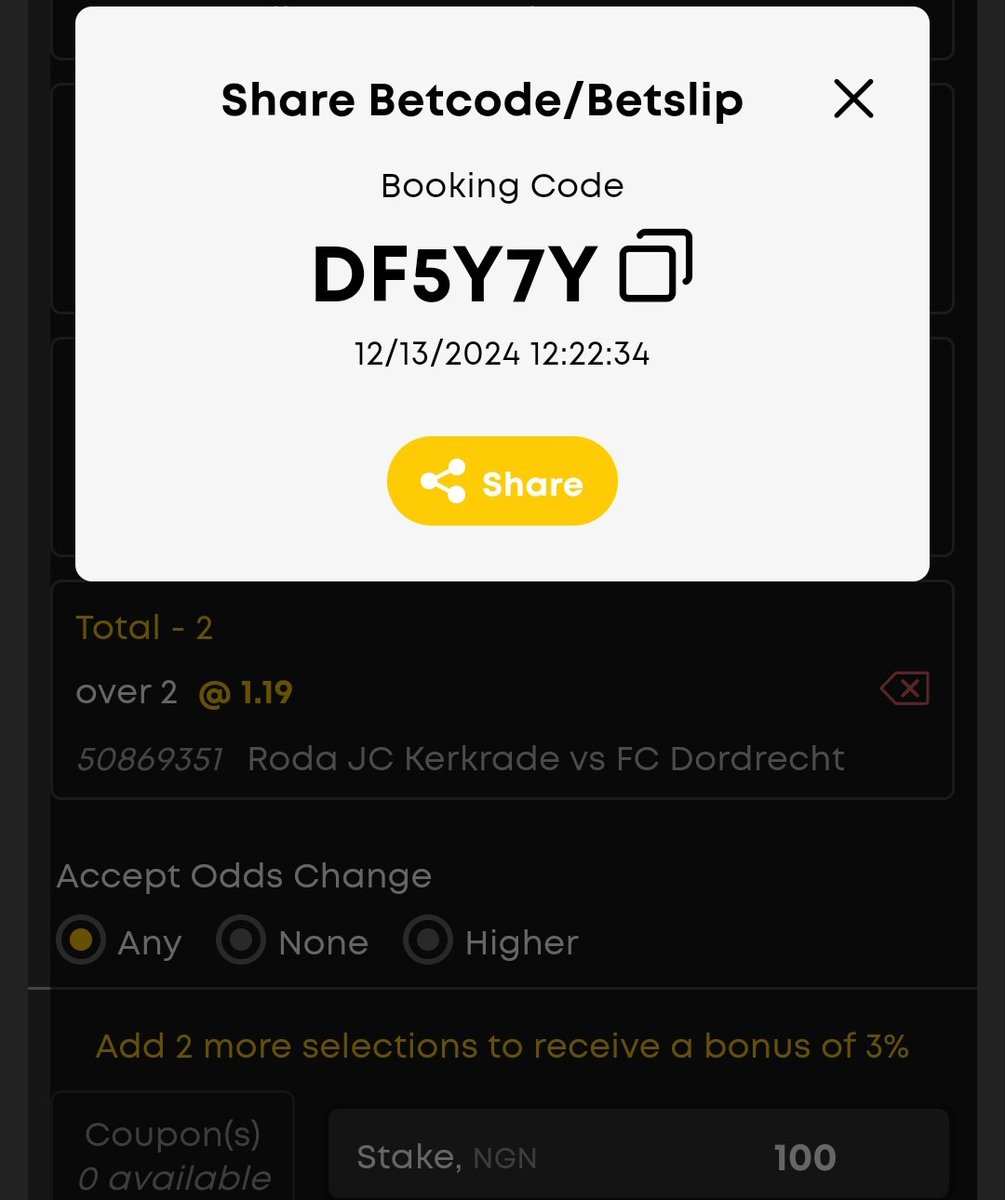 Daily_booom's tweet photo. SKY247 LOVERS 

TRIPLE YA! MONEY ACCA 💰

Let's make it back to back win in a row 

No account yet 👉https://t.co/s1qgfYMYEu 

Deposit 5k to get extra 5k, deposit 10k to get extra 10k as bonus
@TheLockTips @SmoothDeliveryy https://t.co/kcexJpskXY