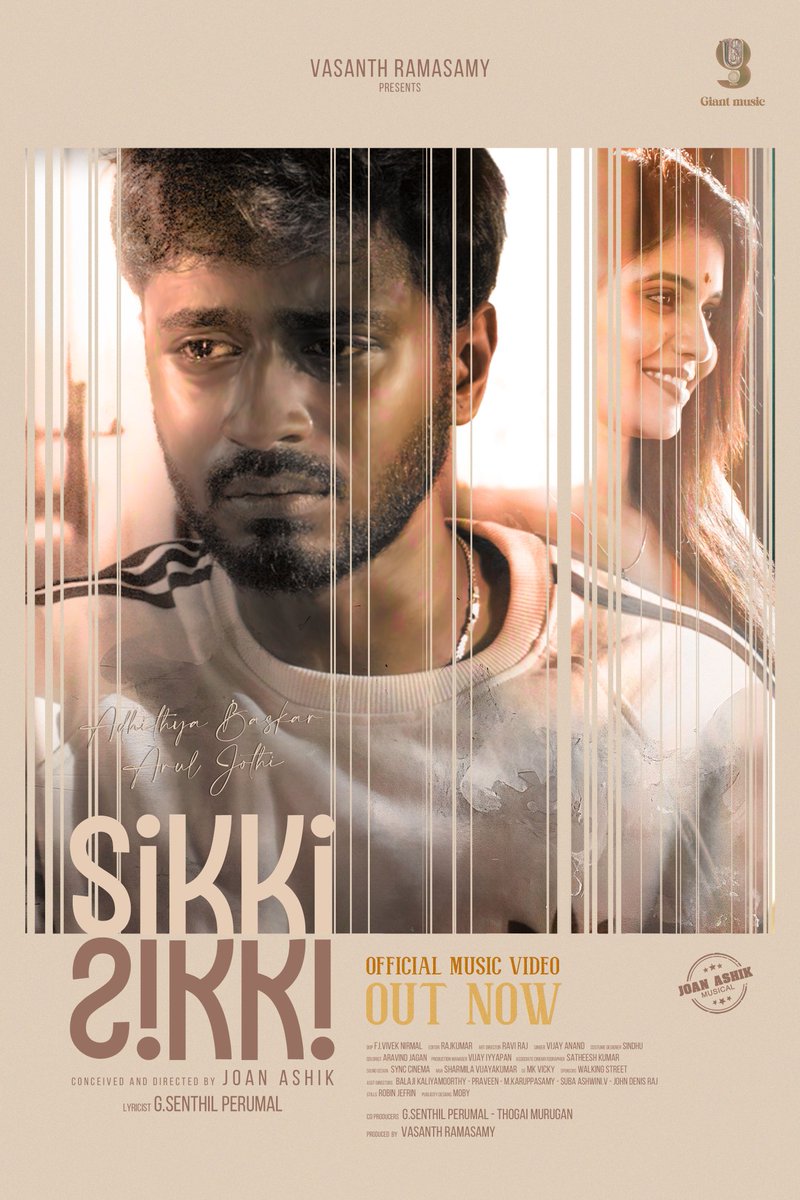 Sundar Bala Actor (@prosundarbala) on Twitter photo The soulful music video of #Sikkisikki is now now💔
Produced by <a href="/vasanth_2weet/">Vasanth Ramasamy</a> <a href="/GiantMusicOffl/">Giant Music India</a>
Link 🔗youtu.be/gGcGyso7s84
<a href="/Senthil_070683/">Senthil</a> & <a href="/thogaimurugan/">Thogai Murugan Builders</a>
<a href="/AadhityaBaaskar/">Aadhitya Baaskar</a> & #aruljothi_arockiaraj
<a href="/Joan__ashik/">Joan Ashik</a> <a href="/fjviveknirmal/">Vivek Nirmal FJ</a> <a href="/Editor_Rajkumar/">Rajkumar</a>
<a href="/PROSundarbala/">Sundar Bala Actor</a> The soulful music video of #Sikkisikki is now now💔
Produced by <a href="/vasanth_2weet/">Vasanth Ramasamy</a> <a href="/GiantMusicOffl/">Giant Music India</a>
Link 🔗youtu.be/gGcGyso7s84
<a href="/Senthil_070683/">Senthil</a> & <a href="/thogaimurugan/">Thogai Murugan Builders</a>
<a href="/AadhityaBaaskar/">Aadhitya Baaskar</a> & #aruljothi_arockiaraj
<a href="/Joan__ashik/">Joan Ashik</a> <a href="/fjviveknirmal/">Vivek Nirmal FJ</a> <a href="/Editor_Rajkumar/">Rajkumar</a>
<a href="/PROSundarbala/">Sundar Bala Actor</a>